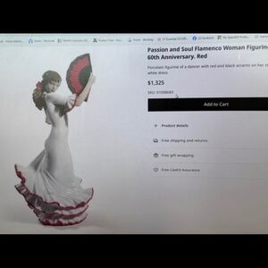 Passion and soul Flamenco woman figurine 60th anniversary